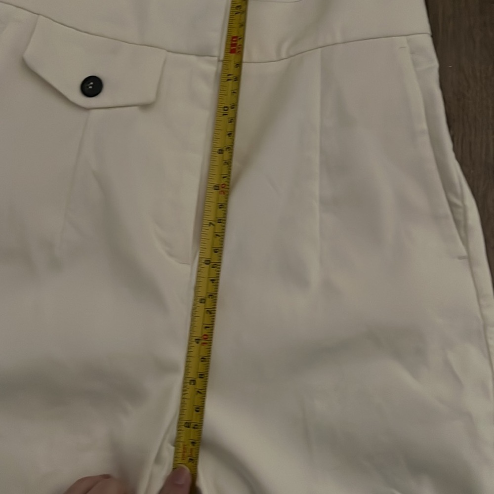 Zara pocket pant notched back High Waisted Pants trouser xs - Picture 8 of 9